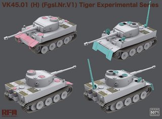 Maqueta VK45.01(H) Tiger Experimental RFM 1/35