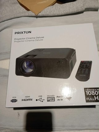 Proyector PRIXTON Cinema Deluxe Negro