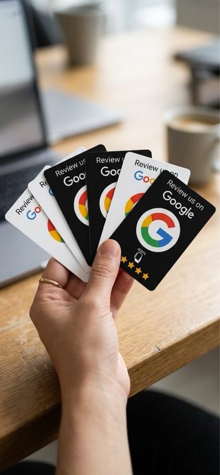 Tarjetas NFC para reseñas de Google – Negocios