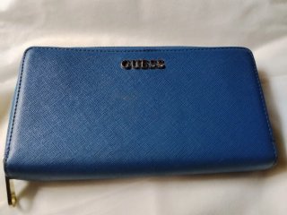Cartera Monedero Guess Azul