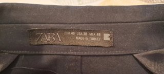Traje Zara Negro Talla M