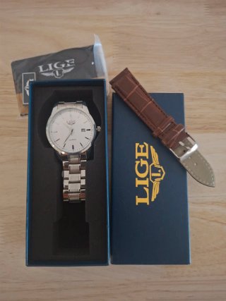 Reloj LIGE con Esfera Blanca