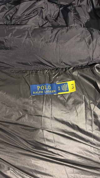 Abrigo Ralph Lauren Negro Nuevo Talla M