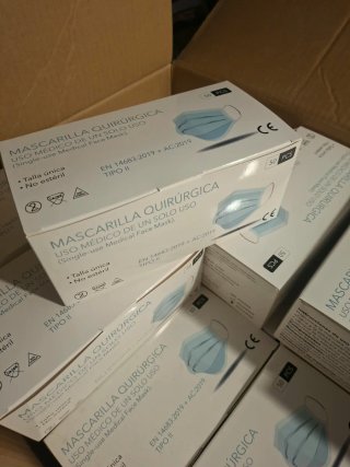 Caja de 50 Mascarillas antipolvo Tipo II