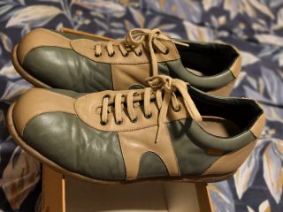 Zapatos Camper T47 Verde/Beige