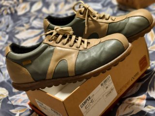 Zapatos Camper T47 Verde/Beige