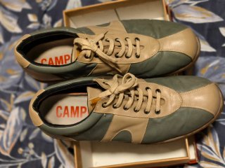 Zapatos Camper T47 Verde/Beige