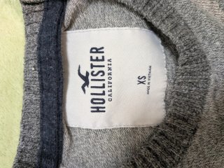 Jersey Hollister Gris Talla S