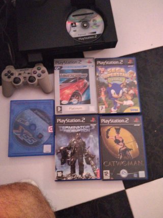 Consola PlayStation 2 PS2 Negra