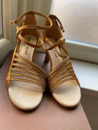 Zapatos de baile MANUEL REINA dorados