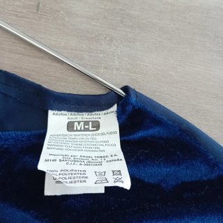 Disfraz azul medieval talla única