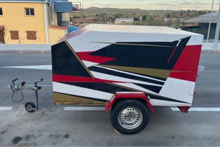 Remolque Cerrado para Kart con documentacion