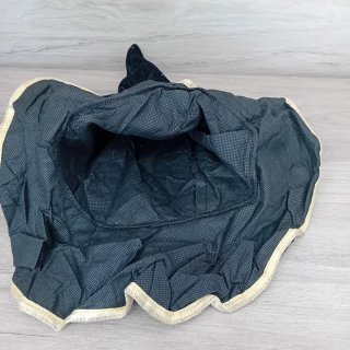 Sombrero de Bruja Negro con Dorado