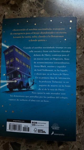 HARRY POTTER y el prisionero de Azkaban