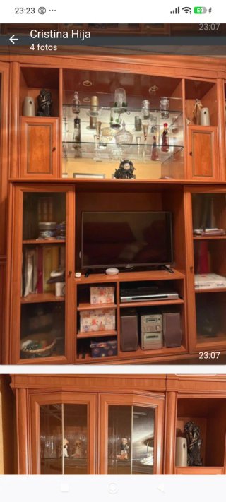Mueble de Salón en Madera de Cerezo