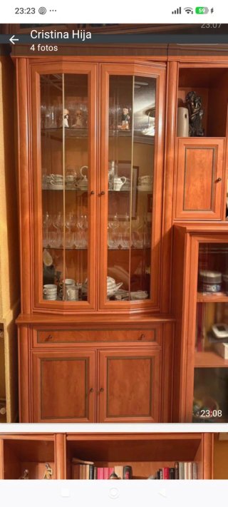 Mueble de Salón en Madera de Cerezo