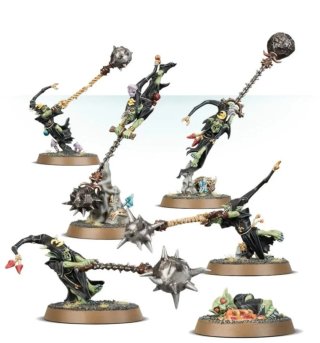 5 Fanáticos Goblin Nocturnos Warhammer