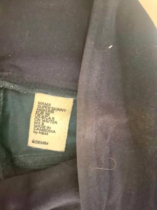 Pantalones vaqueros premamá azules
