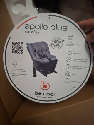 Silla coche Be Cool Apollo Plus Negra