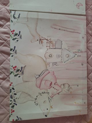 Cuadro infantil acuarela 40x30