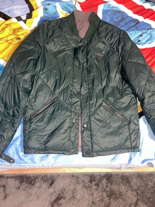 Abrigo Reversible Pedro del Hierro Gris y Verde