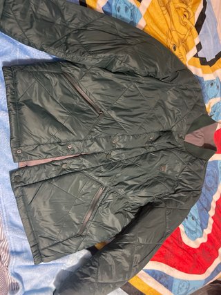 Abrigo Reversible Pedro del Hierro Gris y Verde