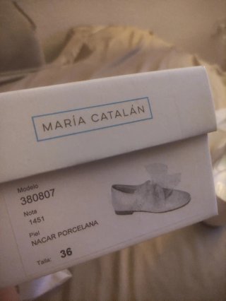Zapatos comunión niña María Catalán Talla 36
