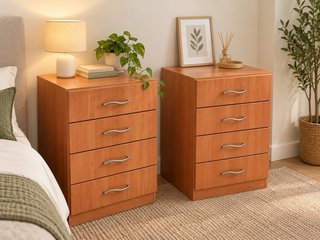 Set de 2 Cómodas de Madera