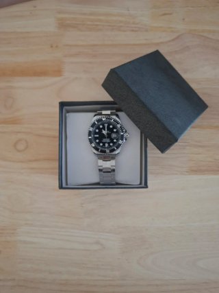 Reloj Marino con Esfera Negra