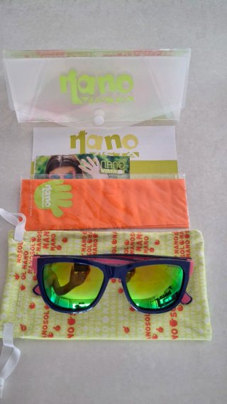 Gafas de sol niña Nano azul multicolor