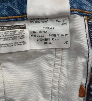 Vaqueros rectos Levi's 510 Azules