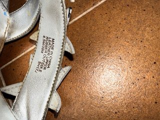 Sandalias Michael Kors Plata Talla 39
