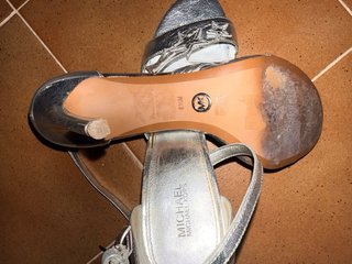 Sandalias Michael Kors Plata Talla 39
