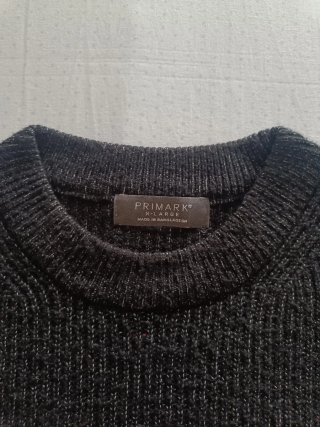 Jersey negro Primark (XL) - Ropa Otoño Invierno
