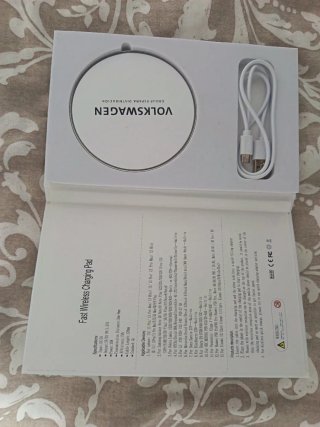 Cargador Inalámbrico Volkswagen Qi 15W