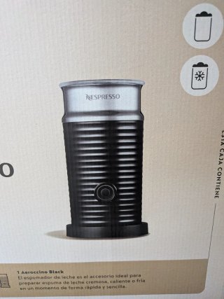 Cafetera Nespresso Vertuo Pop y Aeroccino