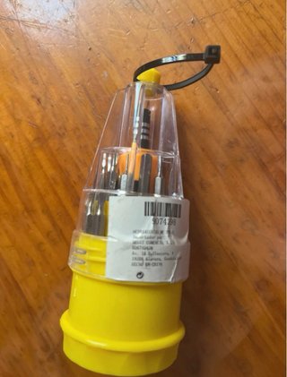 Kit destornillador con puntas