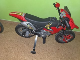 Moto Eléctrica Infantil Motocross Roja