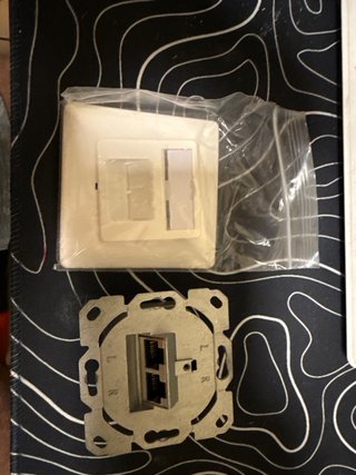 Toma de Red Doble RJ45 Digitus