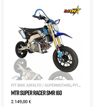 Pit Bike MTR Super Racer SMR 160