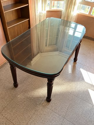 Mesa de comedor extensible madera