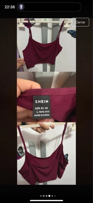 Pack de 5 tops variados