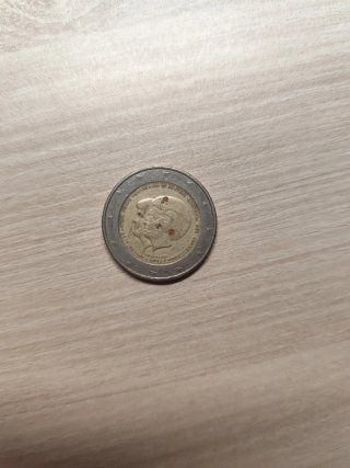 Moneda de 2 euros conmemorativa Países Bajos 2013