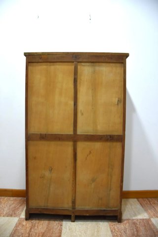 Antiguo archivador doble persiana de roble