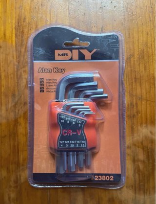 Juego Llaves Allen y Torx 18 Piezas