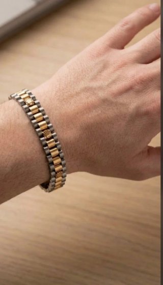 Pulsera imperial bicolor