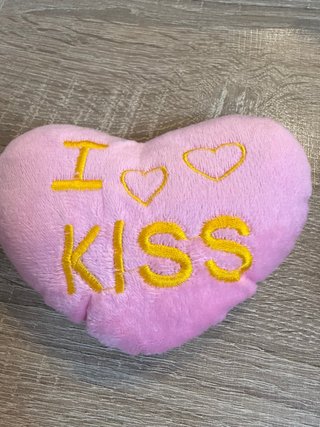 Peluche Corazón Rosa I Kiss