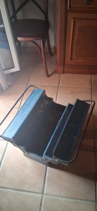 Caja Herramientas Metálica Plegable
