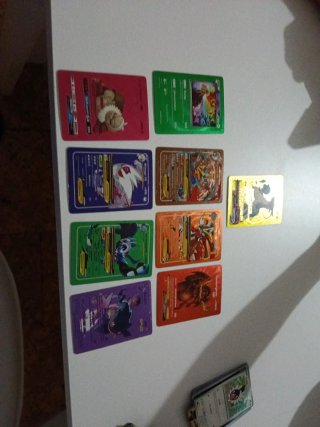 Lote de 9 Cartas Pokémon Multicolor