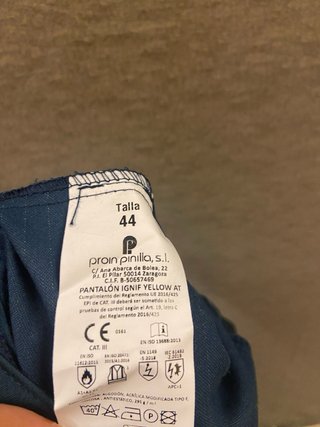 Pantalón de Trabajo Ignífugo Alta Visibilidad